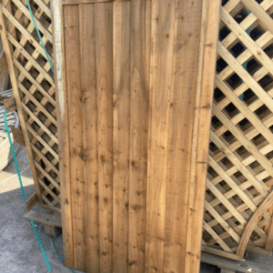 Brown Treated Feather Edge Timber Gates